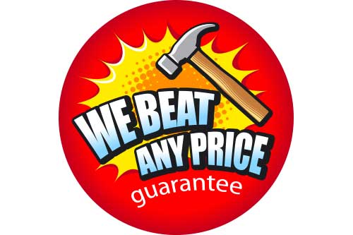 We beat and price guarantee