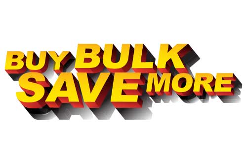 Buy bulk and save